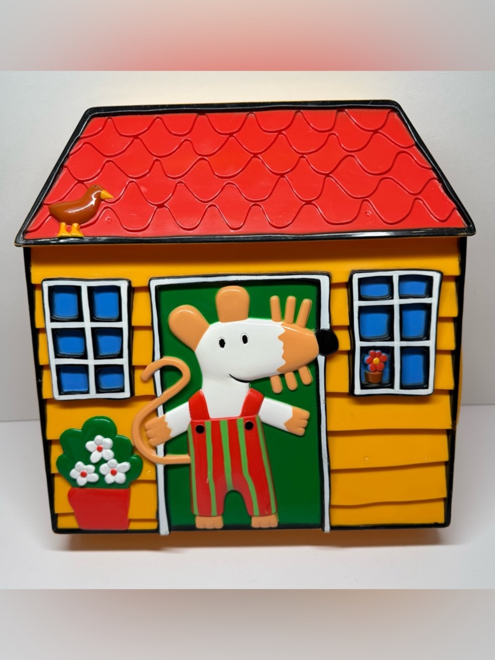 Vintage 1999 Maisy Mouse ABC-123 Activity Case Flying Colors - Empty Case Only